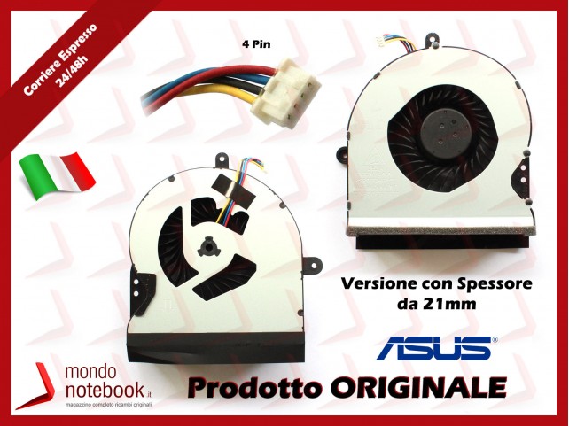 Ventola Fan GPU ASUS G751 G751JY G751JT (Spessore 21mm) (SX) VGA 12V