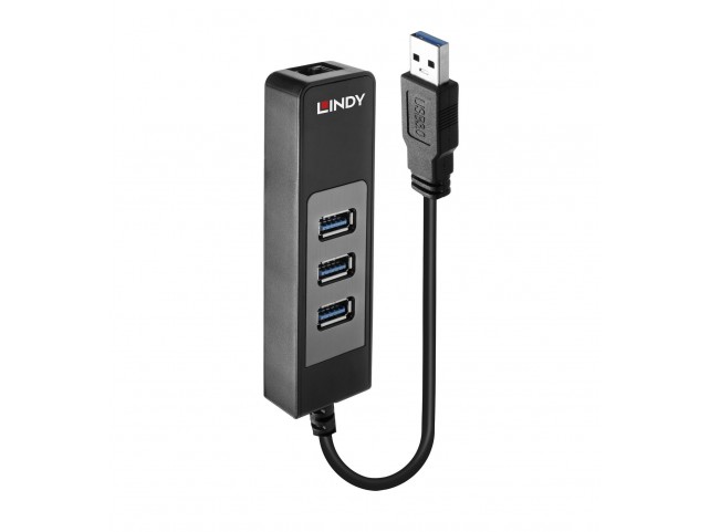 Lindy Usb 3.1 Hub & Gigabit  Ethernet Adapter