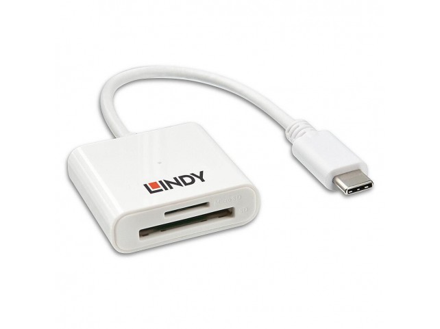 Lindy USB 3.2 Type C SD Card Reader  