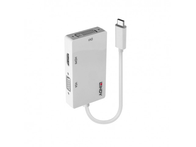 Lindy Usb Type C To Triple Display  Converter