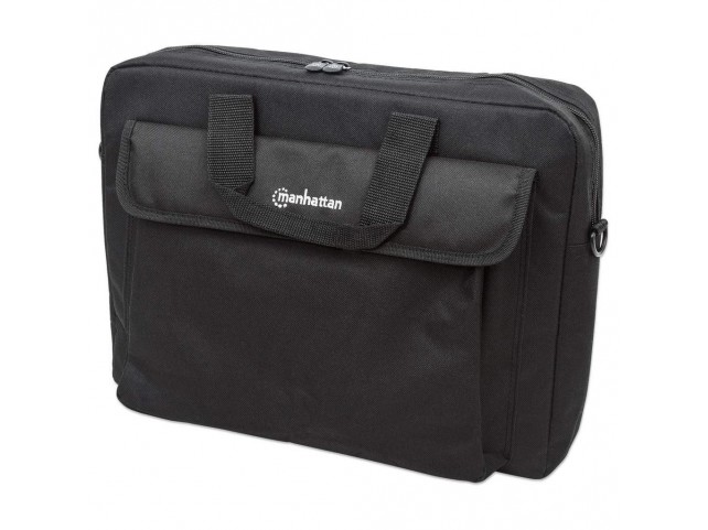 Manhattan 15.4" Notebook Briefcase Black  London, Polyester