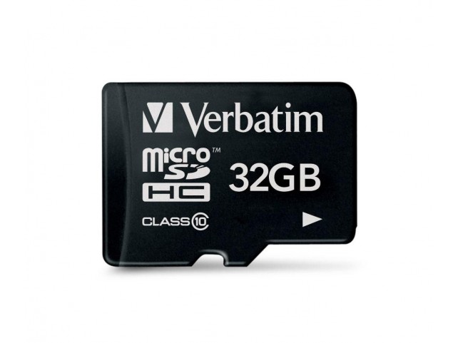 Verbatim 32 GB SD Micro (SDHC) Class 10  Without Adaptor