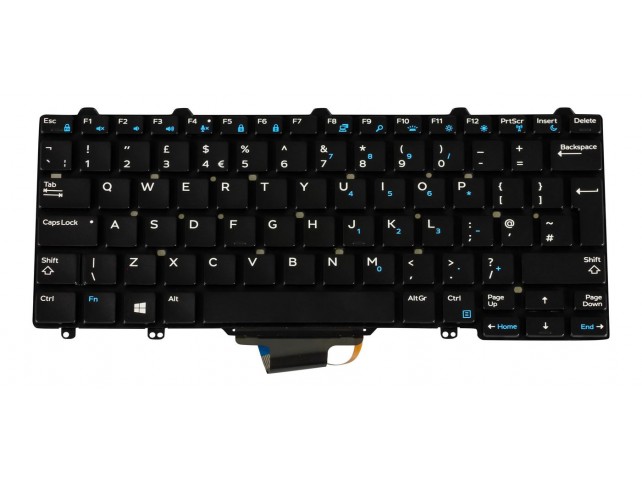 Dell Keyboard, English, 83 Keys,  Backlit, M15ISU, TB Backlit