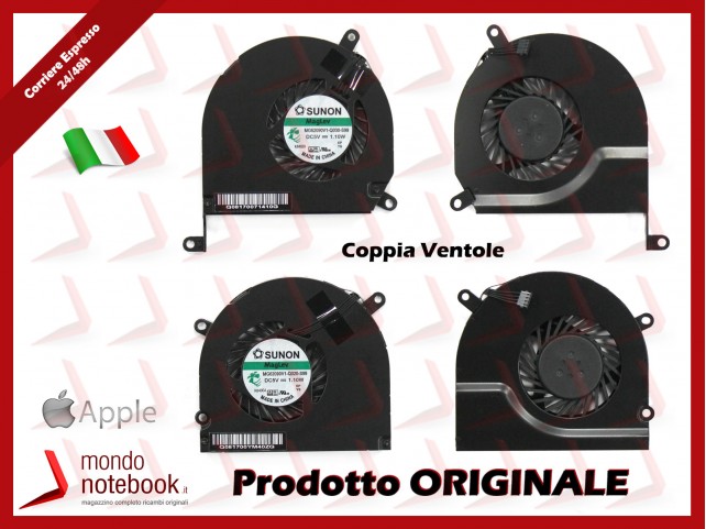 Ventole Dual Fan APPLE MacBook Pro A1286 (Coppia Ventole)