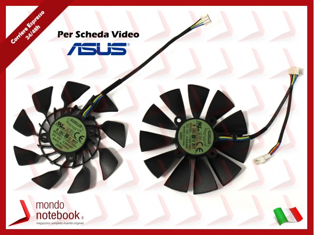 Ventole Dual Fan Scheda Video ASUS GeForce GTX780 GTX780TI Radeon R9 280X 290X