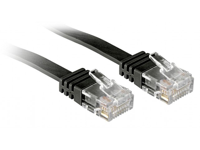Lindy 0.3M Cat.6 Networking Cable  Black Cat6