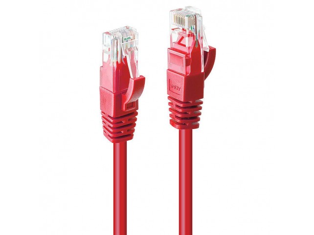 Lindy 1M Cat.6 U/Utp Cable, Red  