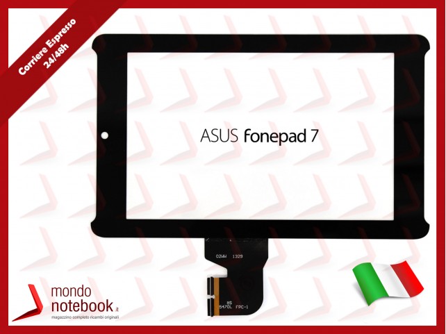 Vetro Touch Screen Compatibile Asus Fonepad 7 ME372CG ME372 (NERO)