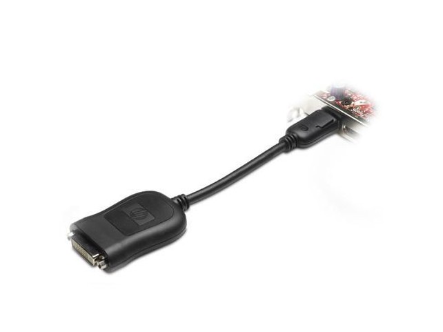 HP DisplayPort (DP) to DVI-D Adap  Adapter, DisplayPort To DVI