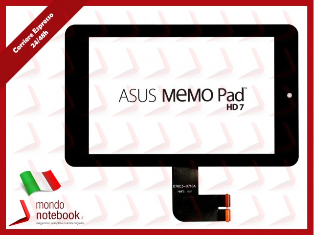 Vetro Touch Screen Compatibile Asus Memo Pad HD7 ME173X ME173