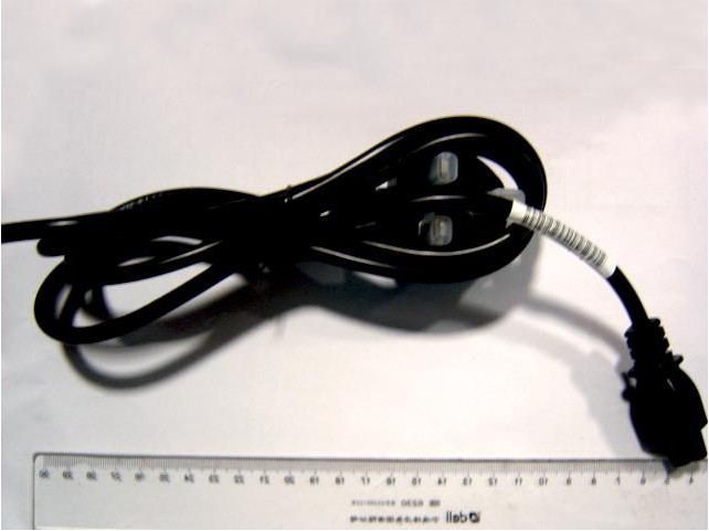HP AC Power cord UK  Black