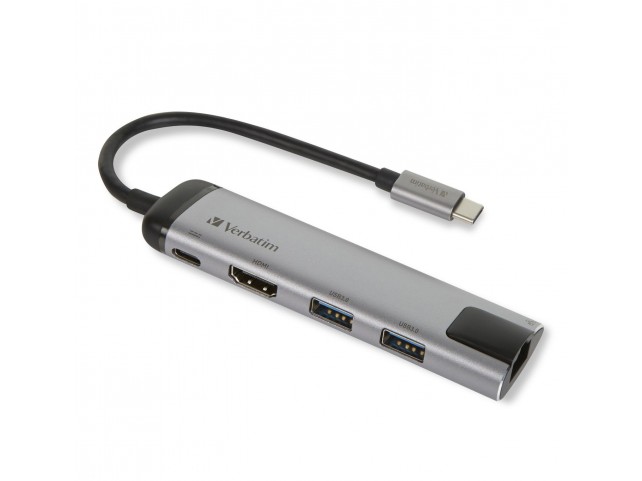 Verbatim USB-C ADAPTER USB 3.1 GEN  1/USB 3.0 x 2/HDMI/RJ45