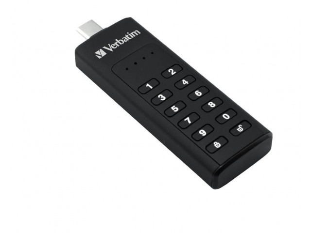 Verbatim Keypad Secure USB 3.1  With 256-BIT AES Hardware