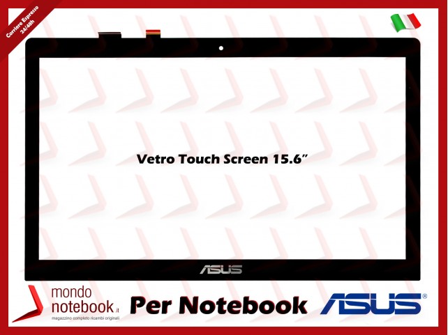 Vetro Touch Screen Compatibile Asus X550 Series 15.6"