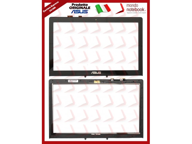 Vetro Touch Screen con Cornice LCD ASUS Vivobook N550J N550JK N550JX N550L