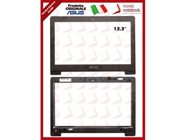 Vetro Touch Screen con Cornice Originale ASUS S300CA S301LP S301LA (13.3")