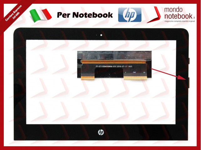 Vetro Touch Screen HP Stream x360 11-AB 11-AA (Versione 1)