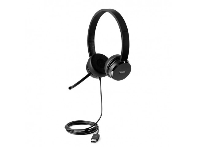 Lenovo 4XD0X88524 headphones/headset  Head-band Black 4XD0X88524,