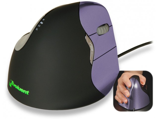 Evoluent Vertical Mouse4 Small Right  Right Hand Mouse USB