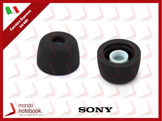Cuscinetto Gommino per Auricolare Sony Ear Piece (L) Nero