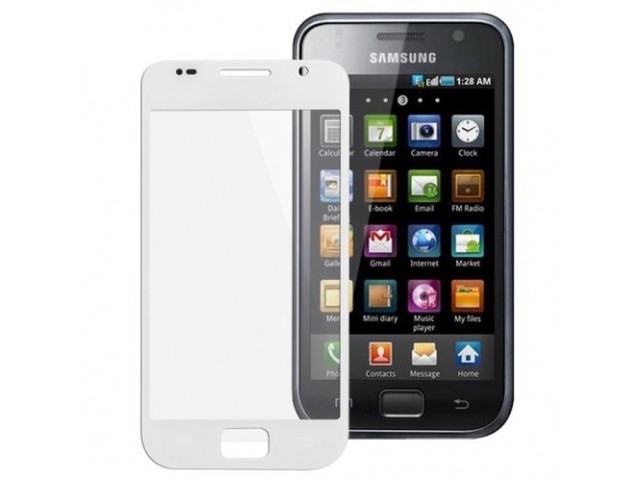 Vetro Vetrino per Smartphone SAMSUNG Galaxy S GT i9000 (Bianco)