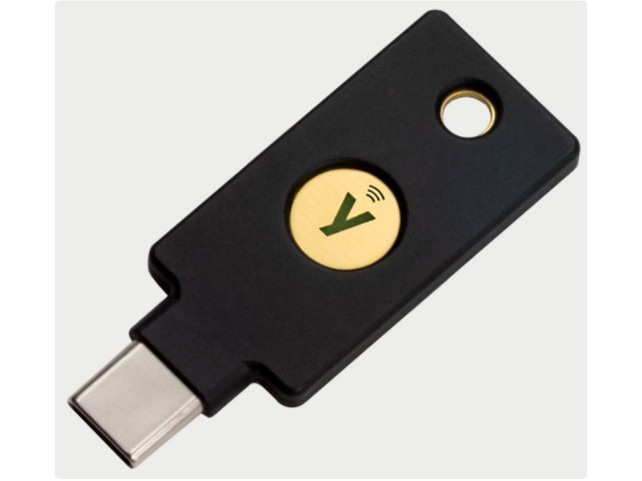 Yubico YubiKey 5C NFC Key  YubiKey 5C NFC, Black,