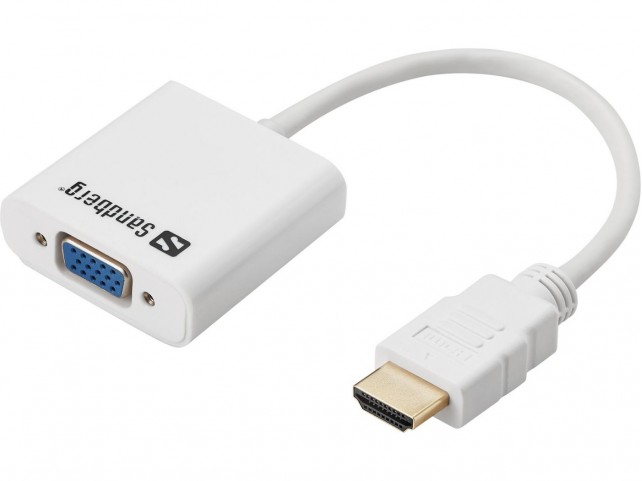 Sandberg HDMI to VGA Converter  HDMI to VGA Converter, HDMI,