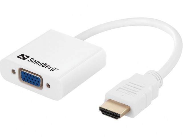 Sandberg HDMI to VGA+Audio Converter  HDMI to VGA+Audio Converter,