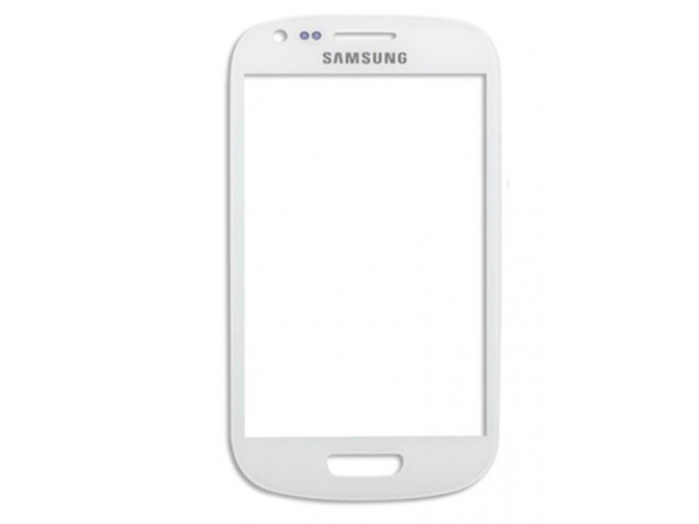 Vetro Vetrino per Smartphone SAMSUNG Galaxy S3 MINI i8190 (Bianco)