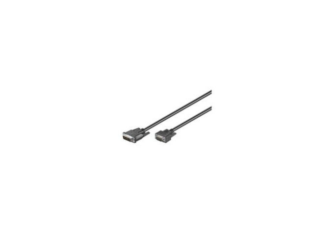MicroConnect Full HD DVI-I/VGA Cable 2m  DVI-I 12+5 Male - VGA Male