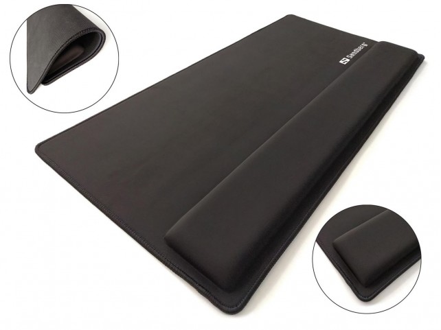 Sandberg Desk Pad Pro XXL Desk Pad Pro  XXL, Black,Monotone, Wrist