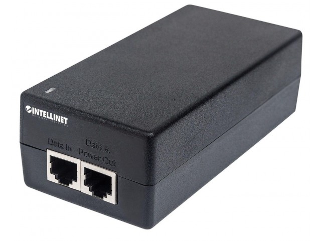 Intellinet Gigabit Ultra PoE+ Injector,  1 x 60 W Port, IEEE 802.3bt