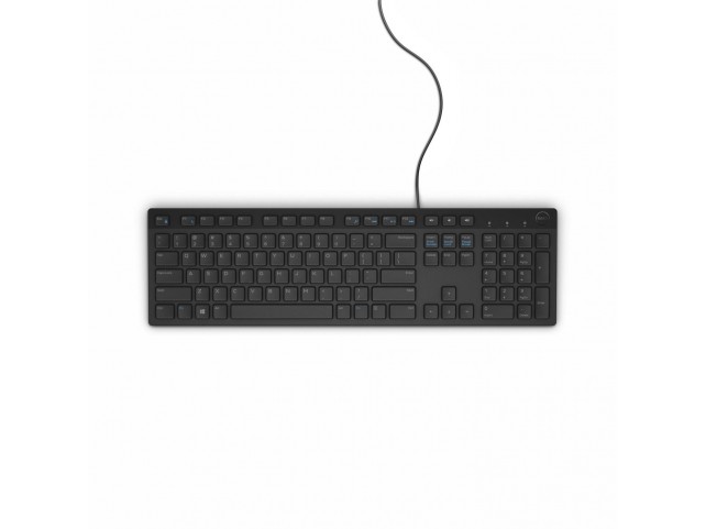 Dell KB216 keyboard USB QWERTY  Arabic Black