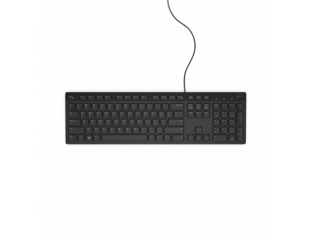 Dell KB216 USB German Black  KB216, Wired, USB, QWERTZ,