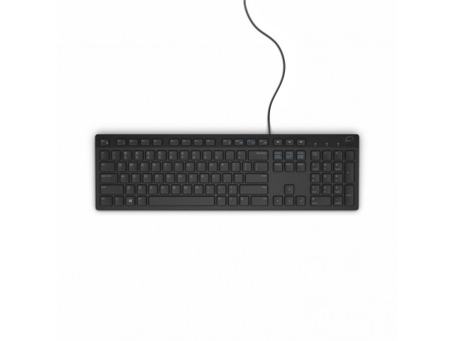 KB216 keyboard USB QWERTY  Estonian Black
