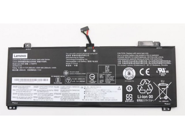 Lenovo Battery 15.36V 45Wh 4 Cell  5B10R38650, Battery, Lenovo