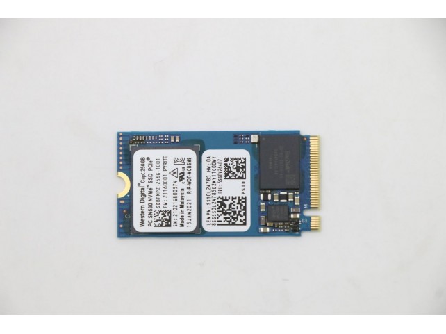 Lenovo SSD M.2 PCIe NVMe FRU  M.2-2242 256GB Gen3x4 RoHS WD