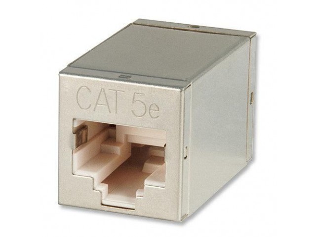 Lindy RJ45 STP double coupling,  Cat. 5e