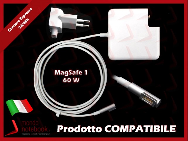 AC Adapter Compatibile APPLE MagSafe 60W