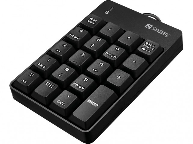 Sandberg USB Wired Numeric Keypad  USB Wired Numeric Keypad,