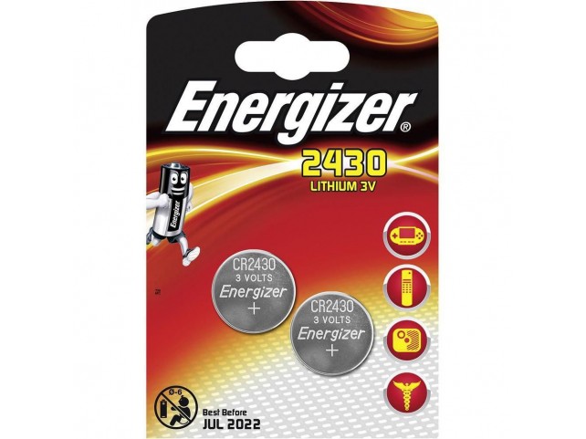 Energizer LITHIUM CR2430 2PK  CR2430, Single-use battery,
