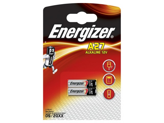 Energizer ALKALINE A27 2PK  EN-639333, Single-use