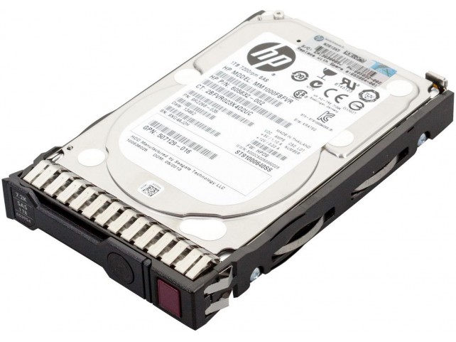Hewlett Packard Enterprise 1TB dual-port SAS HDD 7200Rpm  653954-001, 2.5", 1000 GB,