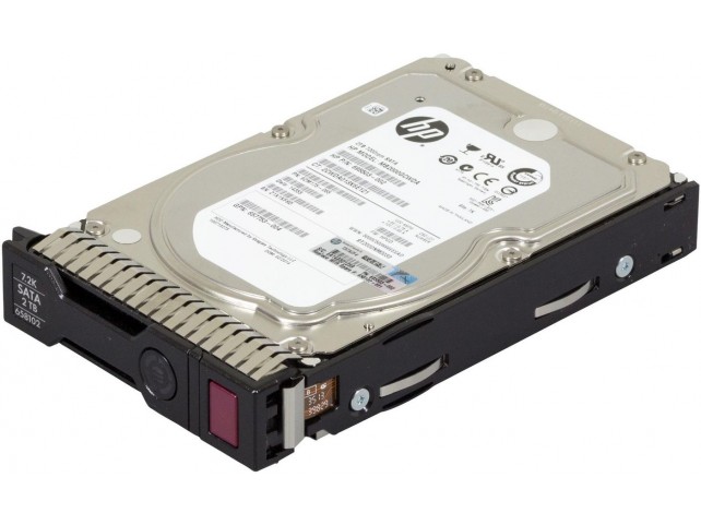 Hewlett Packard Enterprise 2TB 6G SATA 7.2k 3.5in SC MDL  2TB hot-plug SATA HDD, 3.5",