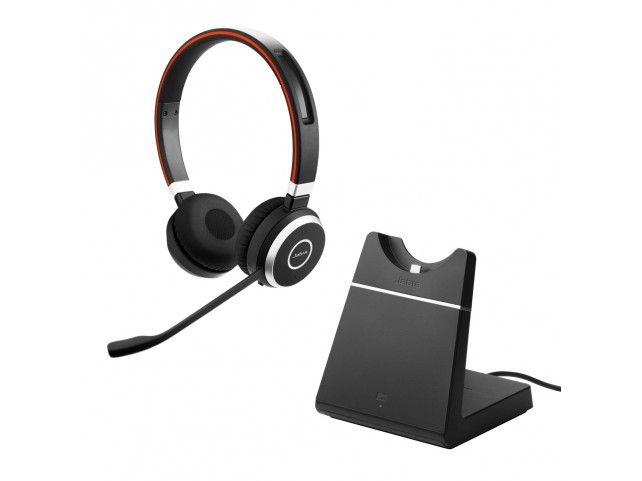 Jabra Evolve 65 UC Stereo+ChargingSt  EVOLVE 65 UC Stereo, Headset,