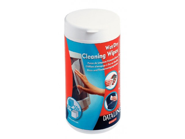 Esselte Wet & dry wipes for cleaning  For Screen and Surfaces