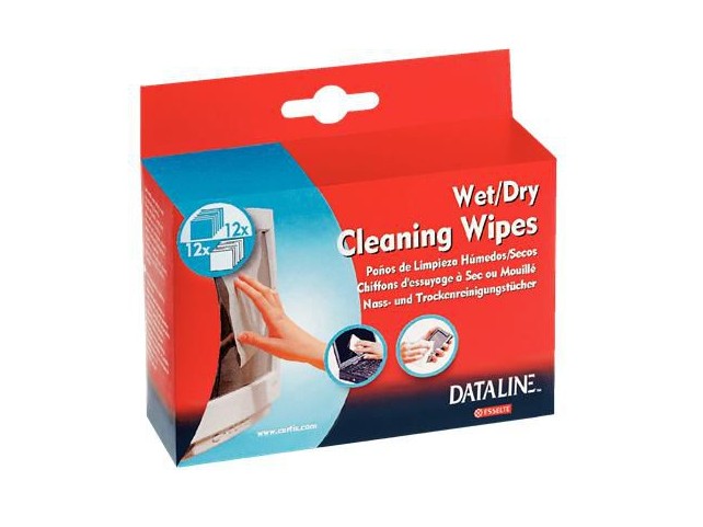 Esselte 48/5000Cleaning Wipes  for display Wet / dry