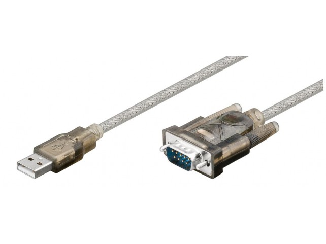 MicroConnect USB2.0 - Serial DB9 M-M, 1,5m  with Prolific chipset