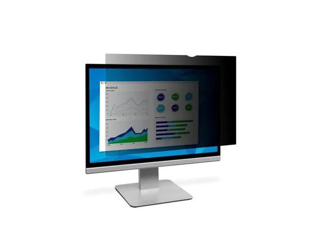 3M Black Privacy Filter for  23inch Widescreen Monitor