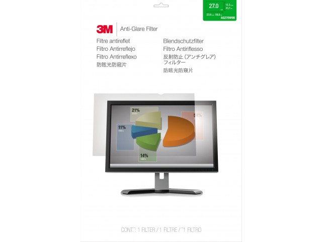 3M Anti-Glare Filter for 27inch  Widescreen Monitor Anti-Glare